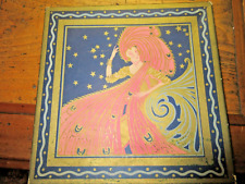 AMAZING Art Deco Hankie Box TOP Stylized Woman Vanity Fair Cover On a Box picture