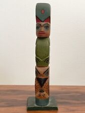 Northwest Coast Antique Model Totem Pole Tlingit Salish Native American picture