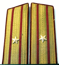 USSR Soviet Union Interior Troops MVD Major Rank Shoulder Boards Parade Overcoat picture