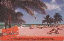 Postcard This is Miami Beach Florida FL c. 1950s picture