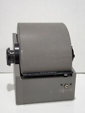 VINTAGE PROFESSIONAL ROLODEX  - MODEL 5350 - GREY METAL ROTARY ROLL TOP W/ CARDS picture