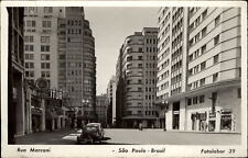 Rua Marconi Sao Paulo Brazil Brasil RPPC mailed 1953 picture