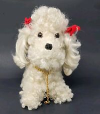 Vtg Rare Lulu Wiggy Doggy Poodle Stuffed Animal Curly Hair Synthetic Fiber 8