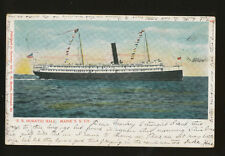 1906 SS Horatio Hall Postcard - Maine Steamship Company picture