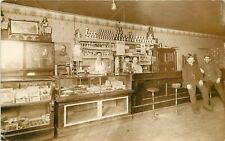 1914 RPPC Postcard; Ohio IL, Interior General Store w/Shopkeepers, Bureau County picture