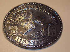 Vintage 1988 Hesston National Finals Rodeo NFR Belt Buckle picture