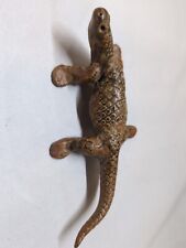 Hand Crafted Clay Komodo Dragon Monitor Lizard Reptile Figure  Figurine picture