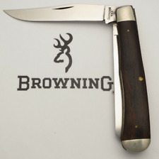 Vintage BROWNING USA by Queen Full Size Trapper Wood Handles High Quality picture