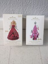 Hallmark Barbie Lot Of 2 Christmas Ornaments picture
