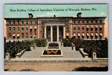 Madison WI-Wisconsin, Main Building, University, Antique, Vintage Postcard picture
