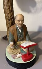 1950s Hakata Urasaki Doll Japanese Pottery Figurine Table Lamp 14'' picture