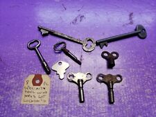 LOCKSMITH SPECIALTY TOOLS & WINDING KEYS  ANTIQUE VINTAGE  lot ASSORTED 7 PC LOT picture