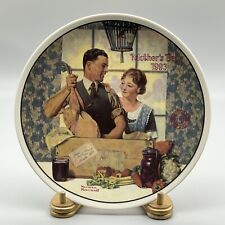 BOGO FREE A Special Delivery NORMAN ROCKWELL 1993 Plate KNOWLES Mothers Day BOX picture