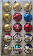 Vintage Glass Ornaments - Mixed Lot Of 15 picture