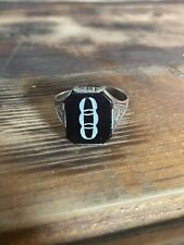 Vintage Odd Fellows 10k White Gold Ring picture