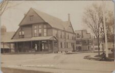 Valley Hall Post Office New Boston New Hampshire 1908 RPPC Photo Postcard picture