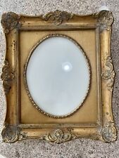 Traditional Ornate Wood Oval Frame 14.5 x 12.5 For 8 X 10 Picture Made in Mexico picture