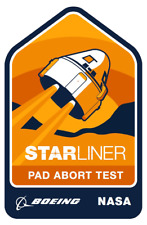 NASA Boeing Starliner Pad Abort Test Vinyl Sticker - 3 in. x 2in. picture
