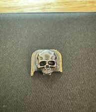 Steel Flame 3D  Silver Warrior Skull  For Glock 43/43x .BackPlate .New picture