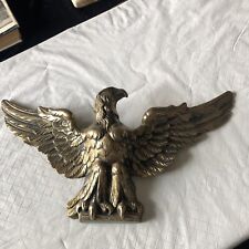 Vintage Cast Metal Eagle 16” wing span wall hanger picture