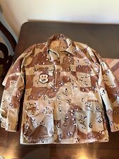 US Military Mens Small Long Camouflage Desert Chocolate Chip Coat picture