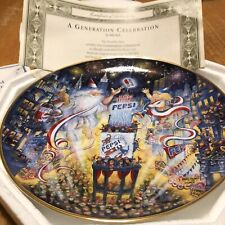 1996 A Generation Celebration Pepsi Cola Bill Bell Plate Box And Certificate picture