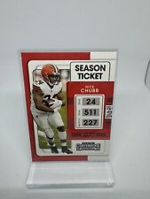 Nick Chubb 2021 Panini Contenders season Ticket #24 Cleveland Browns picture