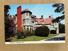 Postcard Newport RI Rhode Island Kingscote Summer Cottage House Mansion Vintage picture