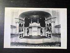 Vtg Postcard RPPC Lincoln Museum Washington DC Ford's Theater in Miniature picture