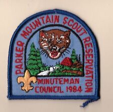 Camp Parker Mountain  - Minuteman Council - Mint - 1984 - MA picture