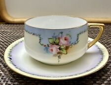 Antique MZ Austria Porcelain Tea Cup And Saucer picture