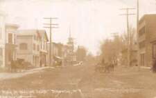 Brewerton New York Main Street Looking South Real Photo Postcard AA83565 picture
