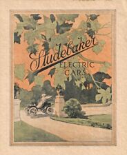 1910 Art Print STUDEBAKER ELECTRIC CARS  1910 Catalog Cover Sample Heavy Stock picture