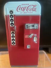 Vintage 1995 Coca Cola Machine Bank Metal Dia Cast 7.5”Tall Used Very Heavy Rare picture