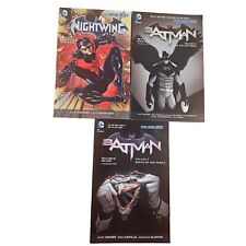 BATMAN City Of Owls Death Of The Family NIGHTWING Traps Trapezes New 52 Lot TPB picture