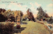 Quincy IL Illinois South Indian Mounds Park Early 1900s Vtg Postcard B34 picture