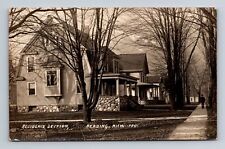 Reading MI-Michigan, RPPC, Residence Section, Antique, Souvenir Vintage Postcard picture