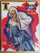 El Encapuchado - SCARCE RARE Spanish Pulp Magazine 1947 Hooded Skeleton Cover picture