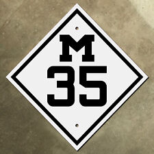 Michigan state route 35 highway marker road sign Circle Tour Upper Peninsula picture