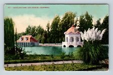 Los Angeles CA Eastlake Park Gazebo Walking Path California Vintage Postcard picture