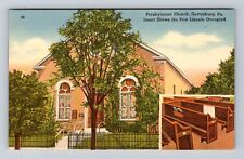 Gettysburg PA-Pennsylvania, Presbyterian Church, Religion, Vintage Postcard picture