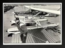 1990 Cessna 206 Floatplane Lake Washington NOAA Headquarters Vintage Press Photo picture