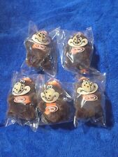 Lot of 5 Vintage A&W Rooty Bear Ornaments New Sealed picture