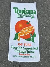 VTG 1980's Tropicana Florida Squeezed Orange Juice Promotional Beach Bath Towel picture