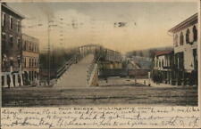 1907 Willimantic,CT Foot Bridge Windham County Connecticut Antique Postcard picture