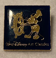VTG WDAC - Blue Steamboat Willie Mickey - 2001 Show Exclusive LE Disney Pin 5628 picture