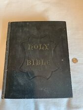 antique very large holy bible 1895 12.25x10.25