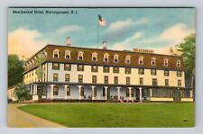 Narragansett RI-Rhode Island, Beachwood Hotel, Advertising, Vintage Postcard picture