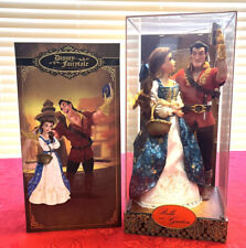 Disney Fairytale Designer Belle and Gaston Limited Edition Doll Set NEW picture