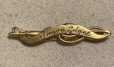 DAR engraved ancestor pin for Simon Edgel Daughters Of The American Rev. picture